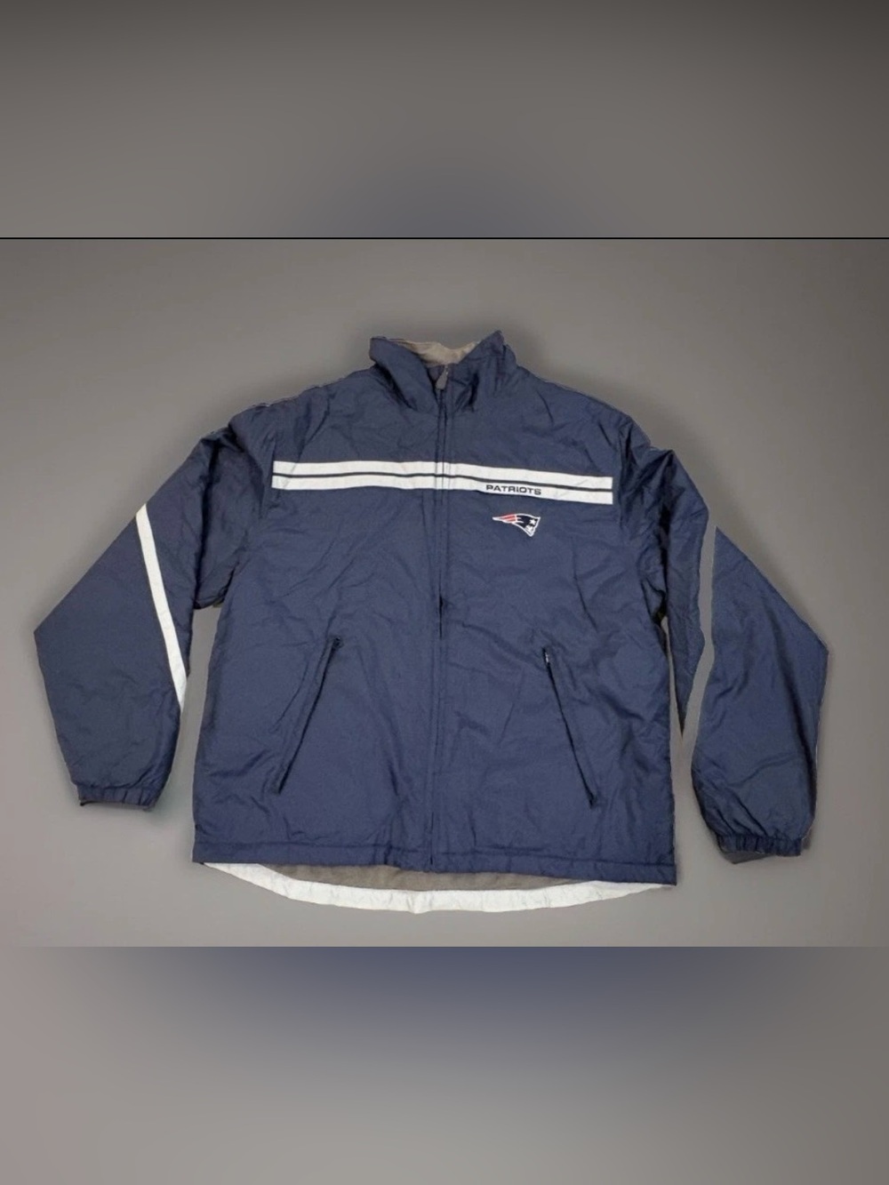 NE Patriots Men’s Full Zip Jacket VF Imagewear Game Day NFL Football Apparel- XL